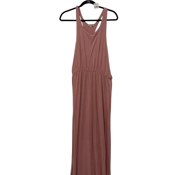 Maxi Dress Racer Back Zanana Outfitters Dusty Pink Ballerina - Picture 1 of 3